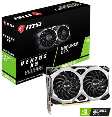 MSI Gaming GeForce GTX 1660 Super Graphics Card 1660s DVI Graphics Card