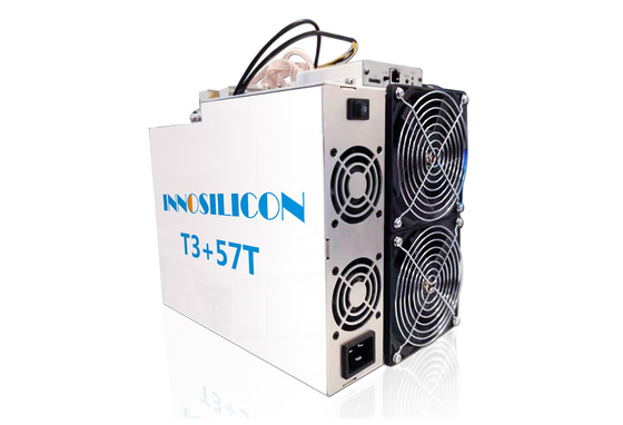2 Fan BTC Asic Miner Innosilicon T3+ 57T SHA 256 Algorithm Miner 3300W
